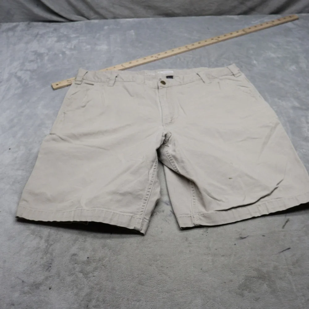 Carhartt Shorts Mens 40 Beige Relaxed Fit Rugged Flex 11